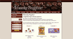 Desktop Screenshot of edesseg-nagyker.com